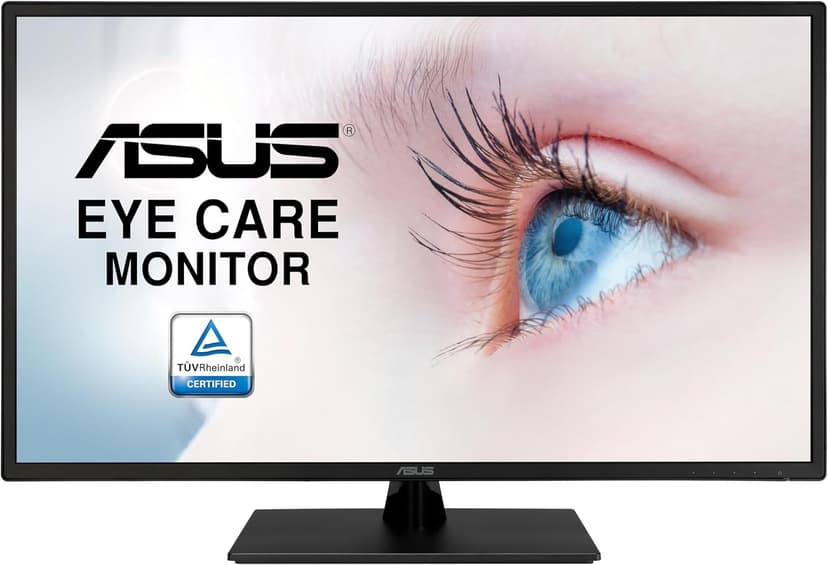 ASUS 32 Inch 1080P Monitor (VA329HE) - Full HD, IPS, 75Hz, Adaptive-Sync, Eye Care, Low Blue Light, Flicker Free, HDMI, VGA, Wall Mountable, Tilt Adjustable, Black
