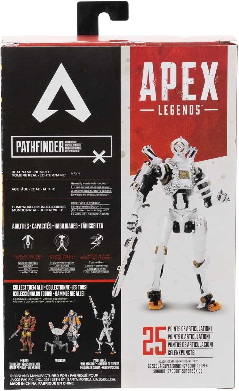 Apex Legends Pathfinder 6-Inch Collectible Action Figure (Legendary: War Machine)