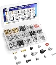 Bolt Dropper 502pcs Computer Screw Assortment Kit - Standoffs Screws for HDD Hard Drive, Fan, Chassis, ATX Case, Motherboard, Case Fan, Graphics, SSD, Spacer - DIY PC Installation and Repair Set