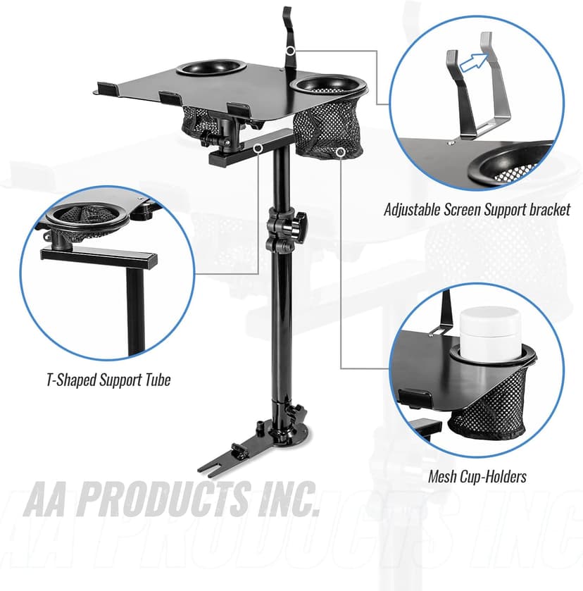 AA-Products K005-B1 Car Laptop Mount Truck Vehicle Notebook Stand Holder with Non-Drilling Bracket