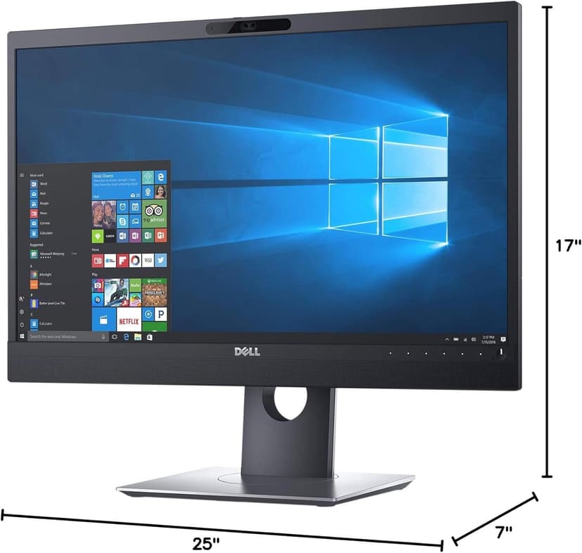 Dell P2418HZM 24" Video Conference Full HD LED Monitor with Built-in Speakers