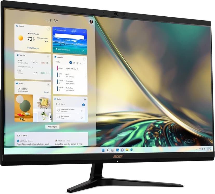 Acer Aspire C27-1700-UA91 AIO Desktop | 27" Full HD IPS Display | 12th Gen Intel Core i5-1235U | Intel Iris Xe Graphics | 16GB DDR4 | 512GB NVMe M.2 SSD | Intel Wireless Wi-Fi 6 | Windows 11 Home