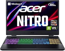 Acer Nitro 5 AN515-46-R0EQ Gaming Laptop | AMD Ryzen 7 6800H Octa-Core CPU | NVIDIA GeForce RTX 3070 Ti Laptop GPU | 15.6" QHD FreeSync 165Hz IPS | 32GB DDR5 | 1TB Gen 4 SSD | Wi-Fi 6E | RGB Backlit