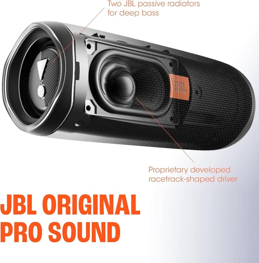 JBL FLIP 5, Waterproof Portable Bluetooth Speaker, Black, Small