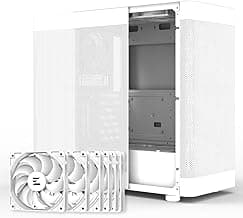 Zalman i4 Airflow Full Mesh Mid Tower ATX Desktop PC Case, 6 x 120mm Quiet Fans Pre-Installed, Vertical GPU Mount & 360mm Radiator Support, White