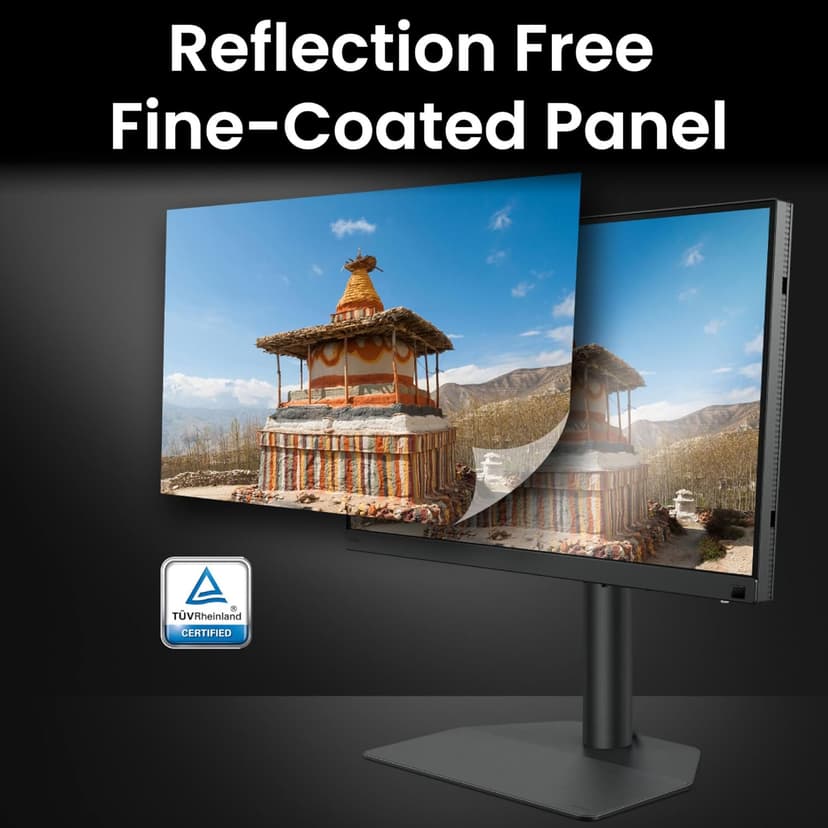 BenQ SW242Q 24-inch 2K 90W USB-C 16:10 Photographer MacBook/Windows Compatible Monitor, 99% Adobe RGB, 100% sRGB, Hardware Calibration, 90W USB-C, TUV Anti-Reflection Cert., 16-bit 3D LUT, HDR10