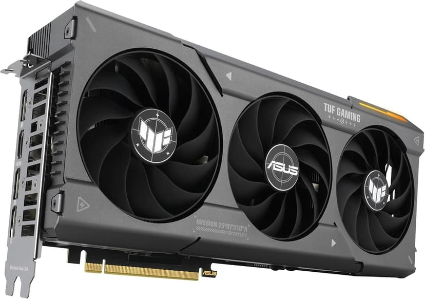 ASUS TUF Gaming Radeon™ RX 7600 XT OC Edition 16GB GDDR6 Graphics Card (AMD RDNA™ 3, PCIe 4.0, HDMI 2.1, DisplayPort 2.1, Axial-tech Fan Design, Auto-Extreme Technology, GPU Tweak III, and More)