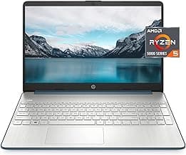 HP 15 Business Laptop Computer, AMD Ryzen 5 5500U, 15.6" FHD Display, Windows 11 Pro, 16GB RAM, 512GB SSD, SD Card Reader, Fast Charge, AC Smart pin, 32GB Durlyfish USB Card