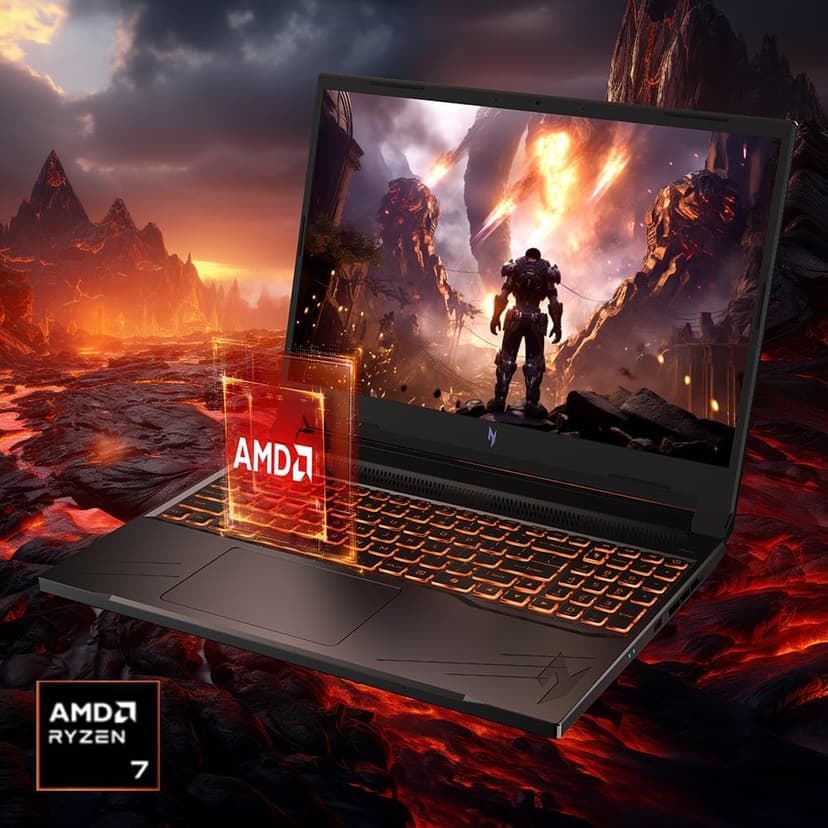 acer Nitro V Gaming Laptop | AMD Ryzen 7 8845HS Octa-Core AI Capable Processor | NVIDIA GeForce RTX 4060 GPU | 16" WUXGA IPS 165Hz Display | 16GB DDR5 | 1TB Gen 4 SSD | Wi-Fi 6E | ANV16-41-R5J0