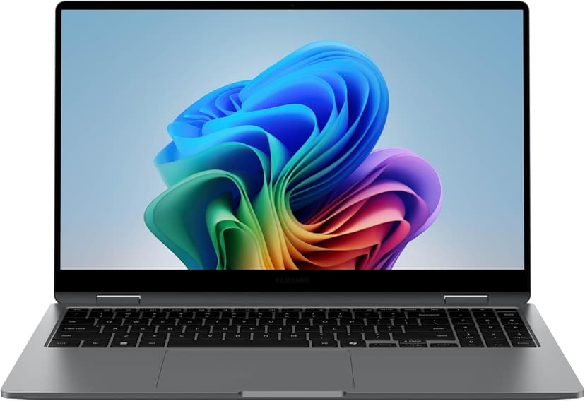 SAMSUNG 15.6" Galaxy Book5 360 Copilot+ PC, AI Business Laptop, Windows 11 Pro, Intel Core Ultra 5 Processor 226V, FHD AMOLED Touchscreen, 16GB/512GB, 2025 Model, NP754QHA-KA1US, Gray