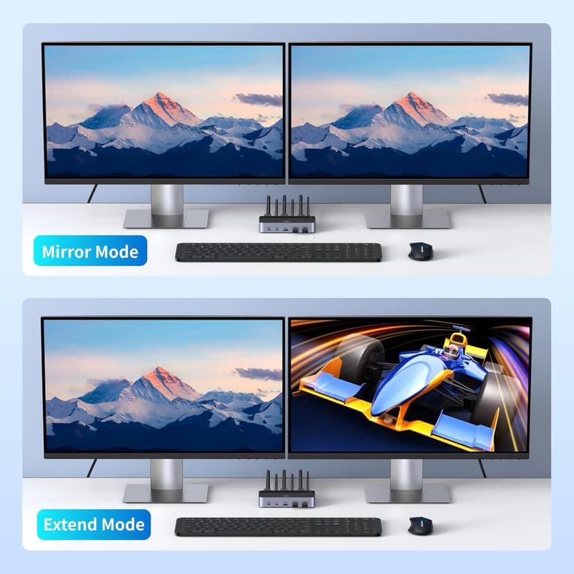 UGREEN HDMI KVM Switch 2 Monitors 2 Computers 4K@60Hz, with 4 USB 3.0 Ports for 2 Computers Sharing 2 Monitors Keyboard Mouse Printer with 4 HDMI Cables, 2 USB Cables, Power Adapter and Controller