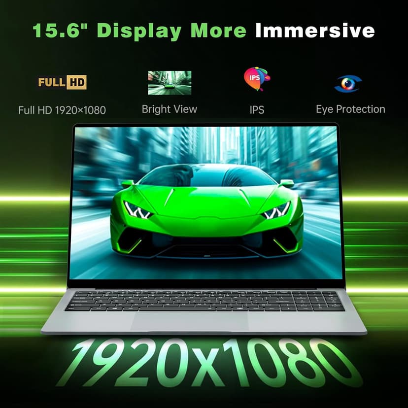 Gaming Laptop,15.6 inch Laptop,N4000 Processor 8GB RAM 256GB SSD,Notebook Computers Laptops 1920x1080 Display,WiF5 Mini HDMI,180 Angle Opening, Laptops for Students Business Work