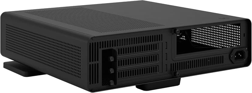 Fractal Design Ridge Black - PCIe 4.0 Riser Card Included - 2X 140mm PWM Aspect Fans Included - Type C USB - m-ITX PC Gaming Case