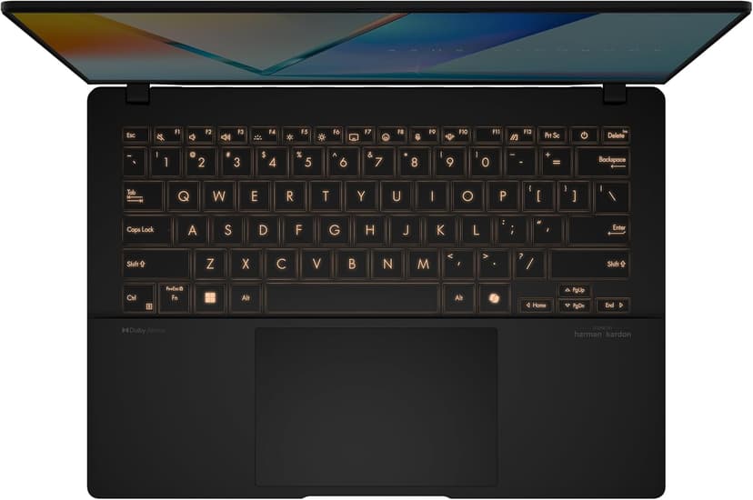 ASUS Vivobook S 14 OLED Slim Laptop, AMD Ryzen AI 9 365(10 Cores), 24GB, 512GB SSD, Customizable RGB Keyboard, Neutral Black, M5406WA-DS76