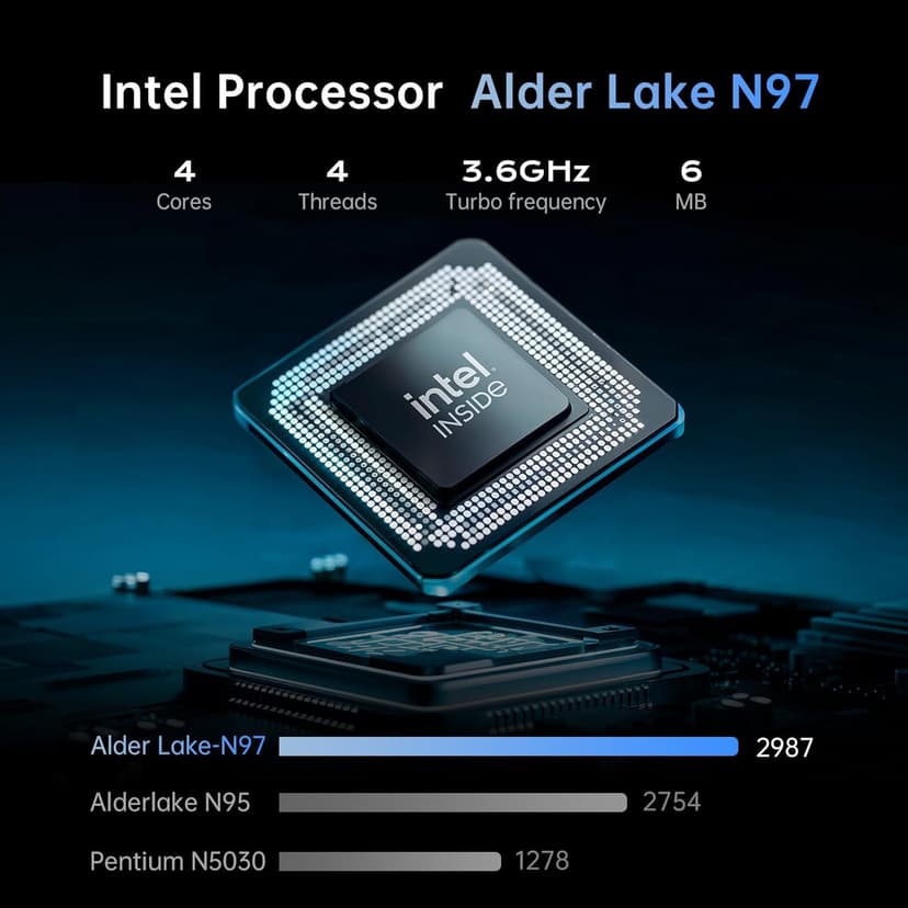Laptop Computer 15.6-in Intel N97 Traditional Laptops 16GB DDR4 512GB SSD Notebook Computer Laptops Numeric Keypad WiFi 5 HDMI Type-C USB 3.2 Webcam 3.5mm Audio Office Laptops