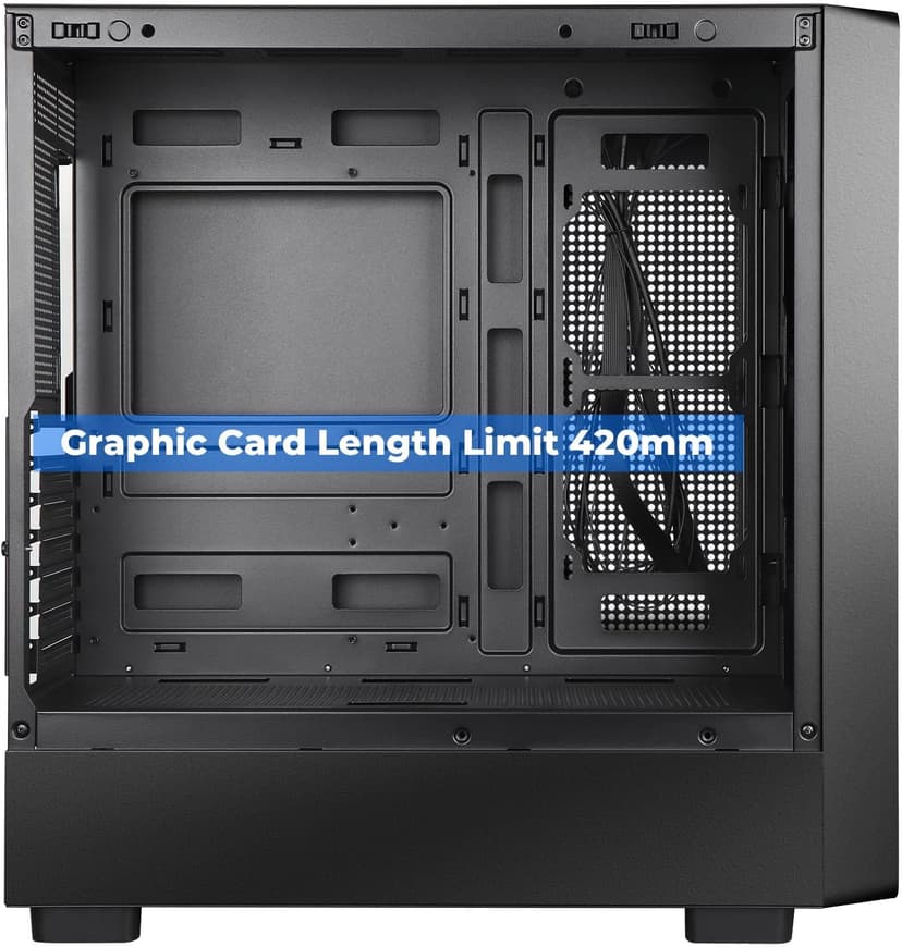 D1 Tempered Glass PC Case Meshify - Walnut Wood Front - Mesh and Glass Side Panel - Can Build in Up to 12 ARGB PWM Fans - High Airflow Mid Tower PC Gaming Case for ATX/mATX/ITX Motherboards Black