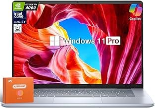 Dell Inspiron 16 Plus Business AI Laptop, 16" 2.5K 120Hz Display, Intel Ultra 7-155H(16-Core, Up to 4.8GHz), GeForce RTX 4060, 16 GB DDR5, 1 TB SSD, Backlit Copilot Key, Windows 11 Pro, w/Accessories