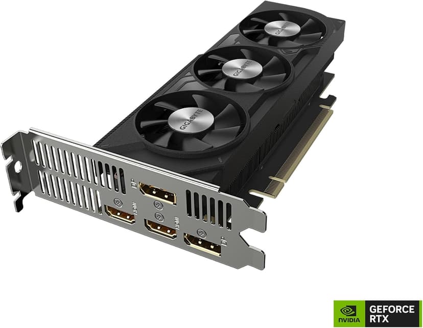 GIGABYTE GeForce RTX 4060 OC Low Profile 8G Graphics Card, 3X WINDFORCE Fans, 8GB 128-bit GDDR6, GV-N4060OC-8GL Video Card