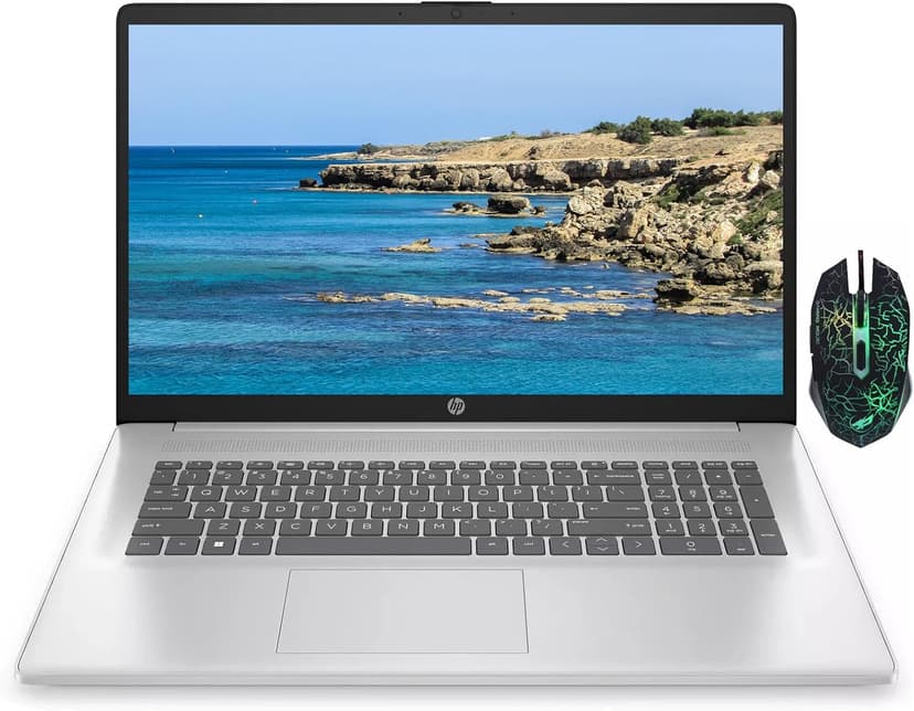 HP 17.3" Touchscreen Laptop, AMD Ryzen 5 7530U, 32GB DDR4 RAM, 1TB SSD, ‎AMD Radeon Graphics, Bluetooth, WiFi 6, HDMI, Numeric Keypad, Webcam, Windows 11 Pro