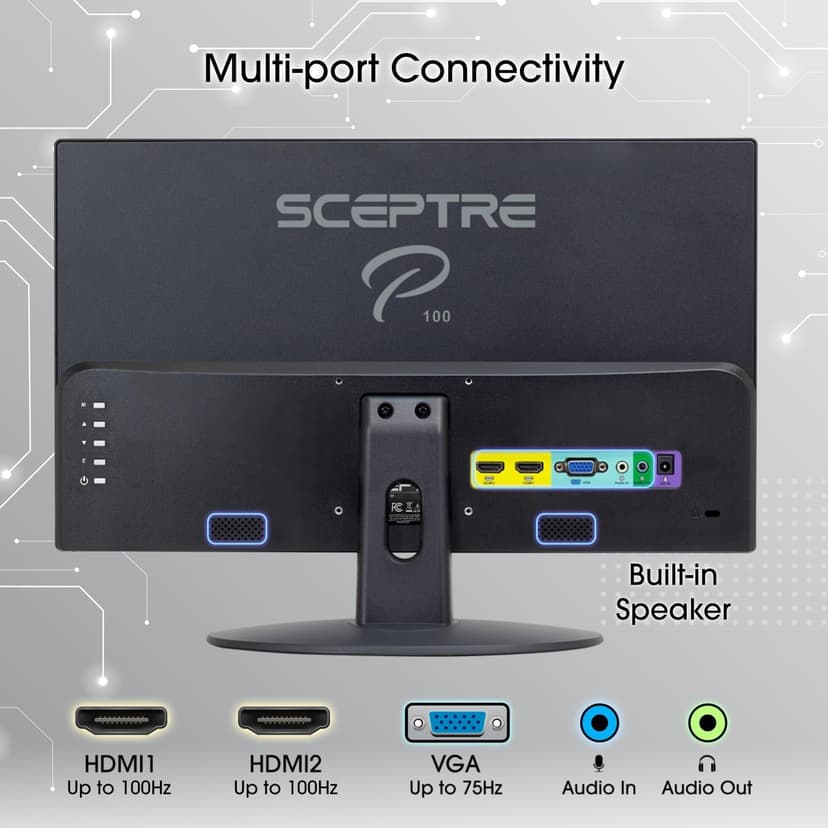 Sceptre New 22-inch Professional Monitor HDMI x2 Build-in Speakers 2025