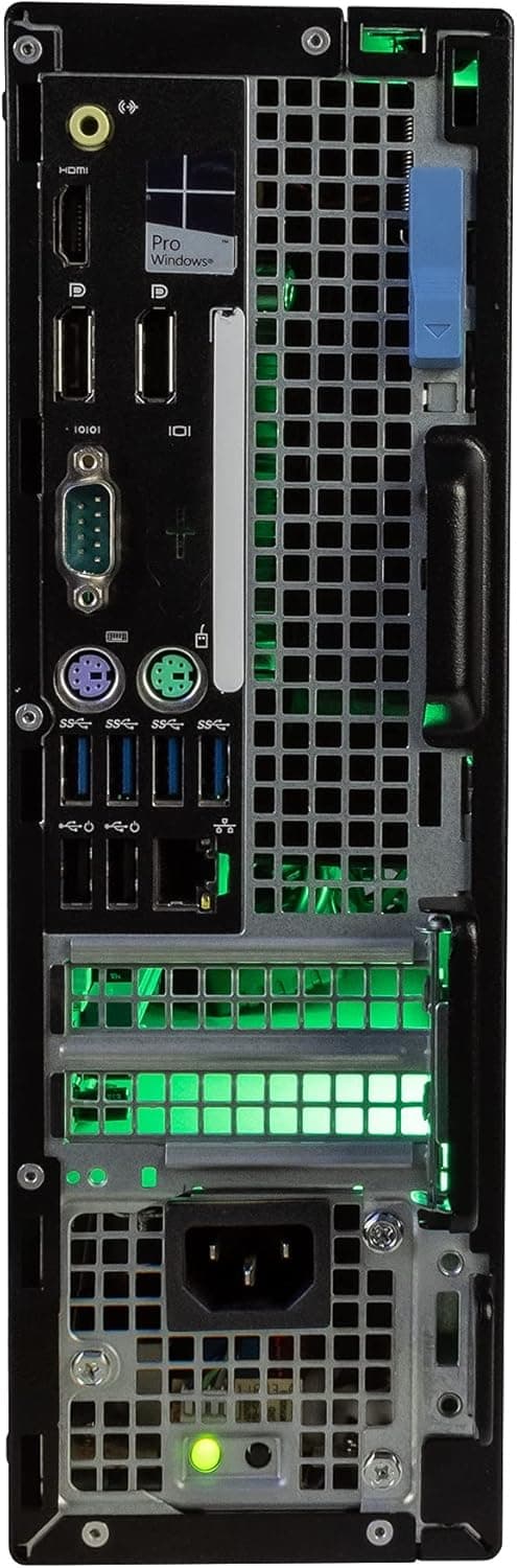 Dell Optiplex Computer PC w/RGB Lighting | Windows 11 Pro | Ultra Fast Intel i5-8500 | 16GB DDR4 RAM | 1TB SSD Solid State | New 24in LCD Monitor | Home or Office PC (Renewed)