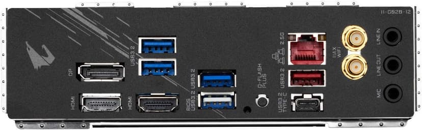 GIGABYTE B550I AORUS PRO AX (AM4 AMD/B550/Mini-Itx/Dual M.2/SATA 6Gb/s/USB 3.2 Gen 1/WiFi 6/2.5 GbE LAN/PCIe4.0/Realtek ALC1220-Vb/DisplayPort 1.4/2xHDMI 2.0B/RGB Fusion 2.0/DDR4/Gaming Motherboard)