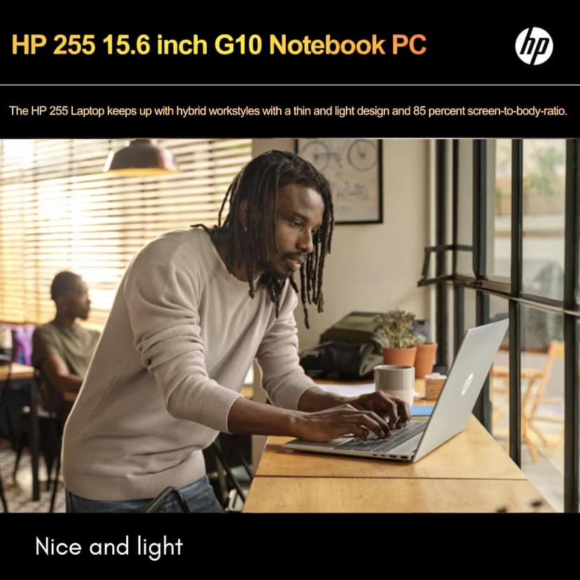Hp 255 G10 Laptop for Home or Work, 32GB RAM, 1TB SSD, 15.6" Full HD, Ryzen 3 7330U (Beat Intel i5-1135G7), HDMI, USB-C, Windows 11 Pro, Business and Fun Ready