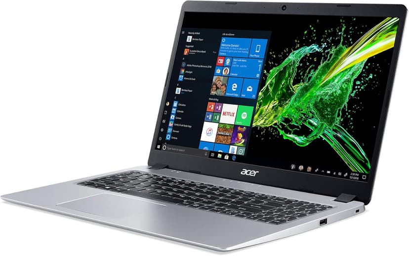 Acer Aspire 5 Slim Laptop, 15.6 inches Full HD IPS Display, AMD Ryzen 3 3200U, Vega 3 Graphics, 4GB DDR4, 128GB SSD, Backlit Keyboard, Windows 10 in S Mode, A515-43-R19L, Silver