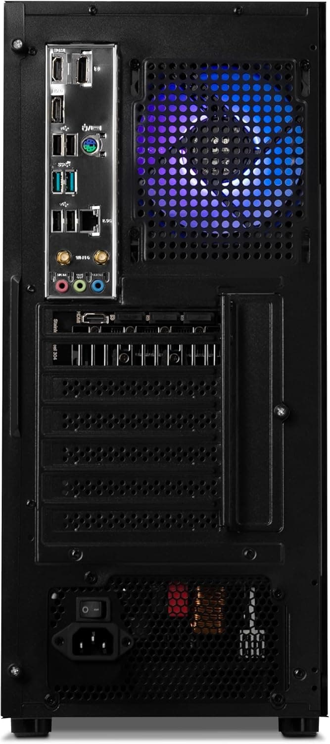 YEYIAN Tanto Pre Built Gaming PC Desktop Computers – Intel Core i5 12400F 4.4 GHz, RTX 4060, 1TB NVME SSD, 16GB DDR4 RAM 3200, 650W Gold PSU, Windows 11 Home 64-bit,for Streaming VR Ready Desktops