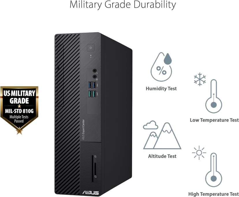 ExpertCenter D5 Small Form Factor Desktop PC, Intel Core i5-13400, 16GB DDR4 RAM, 1TB PCIe SSD, Windows 11 Pro, Black, D500SE-AS504