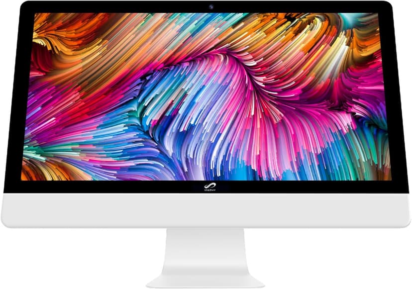 STGSivir All in One Desktop Computer 24" FHD Display, Intel Core i7 up to 3.9GHz, 16G Memory, 512G SSD, WiFi 5, Bluetooth, RGB Keyboard & Mouse & Mouse Pad, Webcam, Windows 10 Home