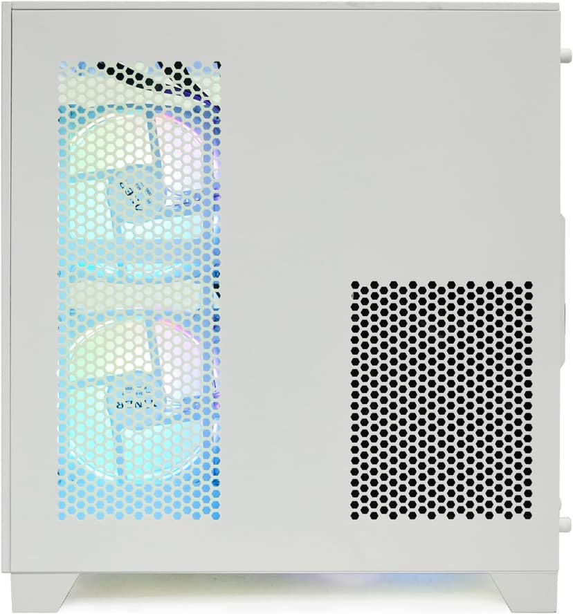 LXZ Gaming PC Desktop 12th I5-12400F, 6 core 2.5GHz Desktop Computer, GeForce RTX 3050, 32G DDR4 RAM, 1TB NVME SSD, Prebuilt Tower Computer for Gaming, Home and Office (White)