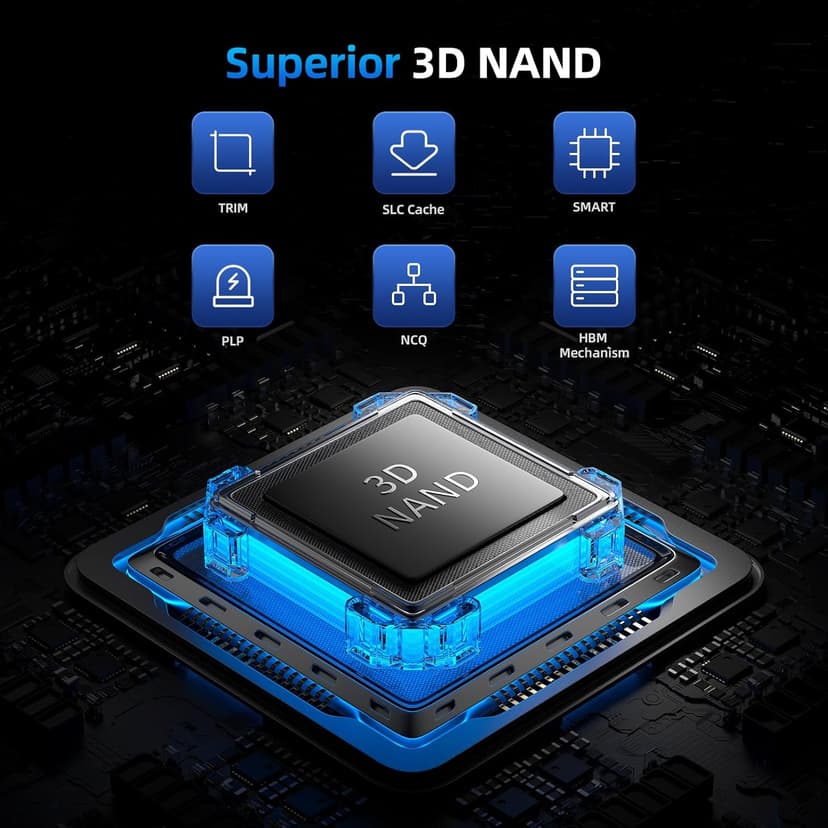 SAN ZANG MASTER 2TB SSD NVMe M.2 PCIe Gen 4x4, Read Speeds Up to 7000MB/s, M.2 2280 SLC Cache 3D NAND NVMe Internal Solid State Drive, Upgrade Storage for PC Computer, Laptop (with Heatsink)