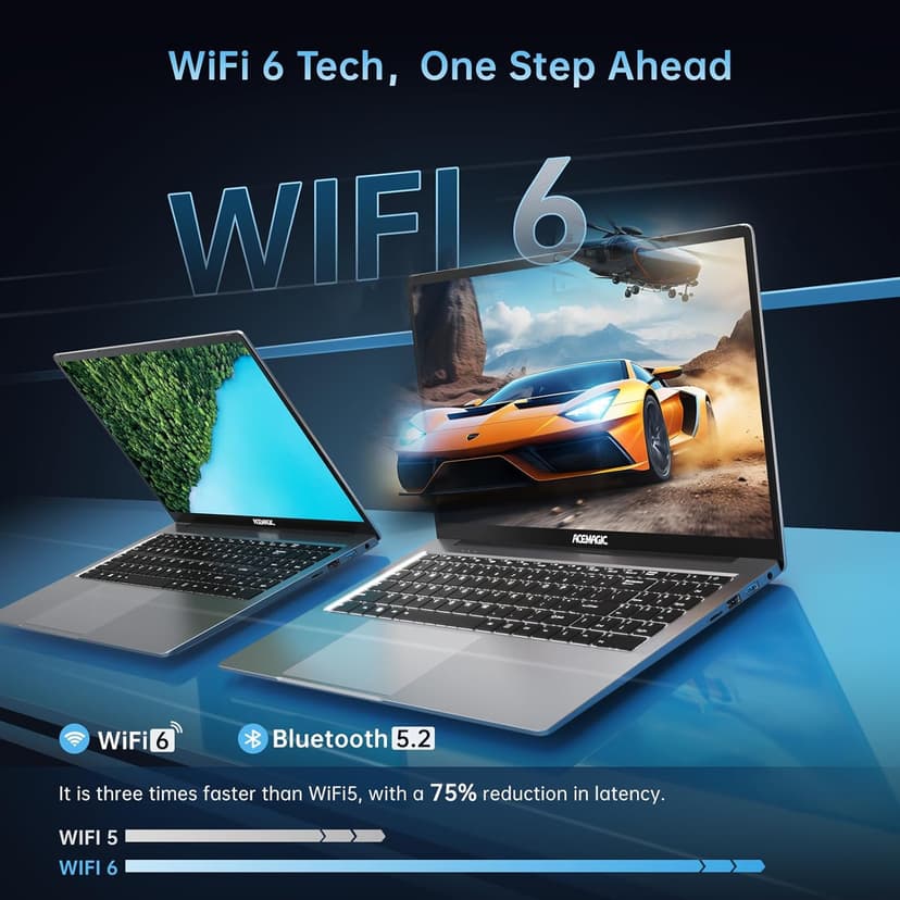 ACEMAGIC 2025 Gaming Laptop, 16.1inch Laptop Computer with AMD Ryzen 7 5700U Series(8C/16T, Up to 4.3GHz), 16GB RAM 512GB NVMe SSD Windows 11 Laptop, Radeon RX Vega 8 Graphics,WiFi 6, Backlit KB