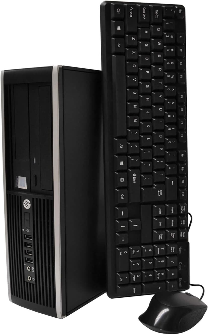 HP Elite Desktop PC Computer Intel Core i5 3.1-GHz, 8 gb Ram, 1 TB Hard Drive, DVDRW, 19 Inch LCD Monitor, Keyboard, Mouse, Wireless WiFi, Windows 10 (Renewed)