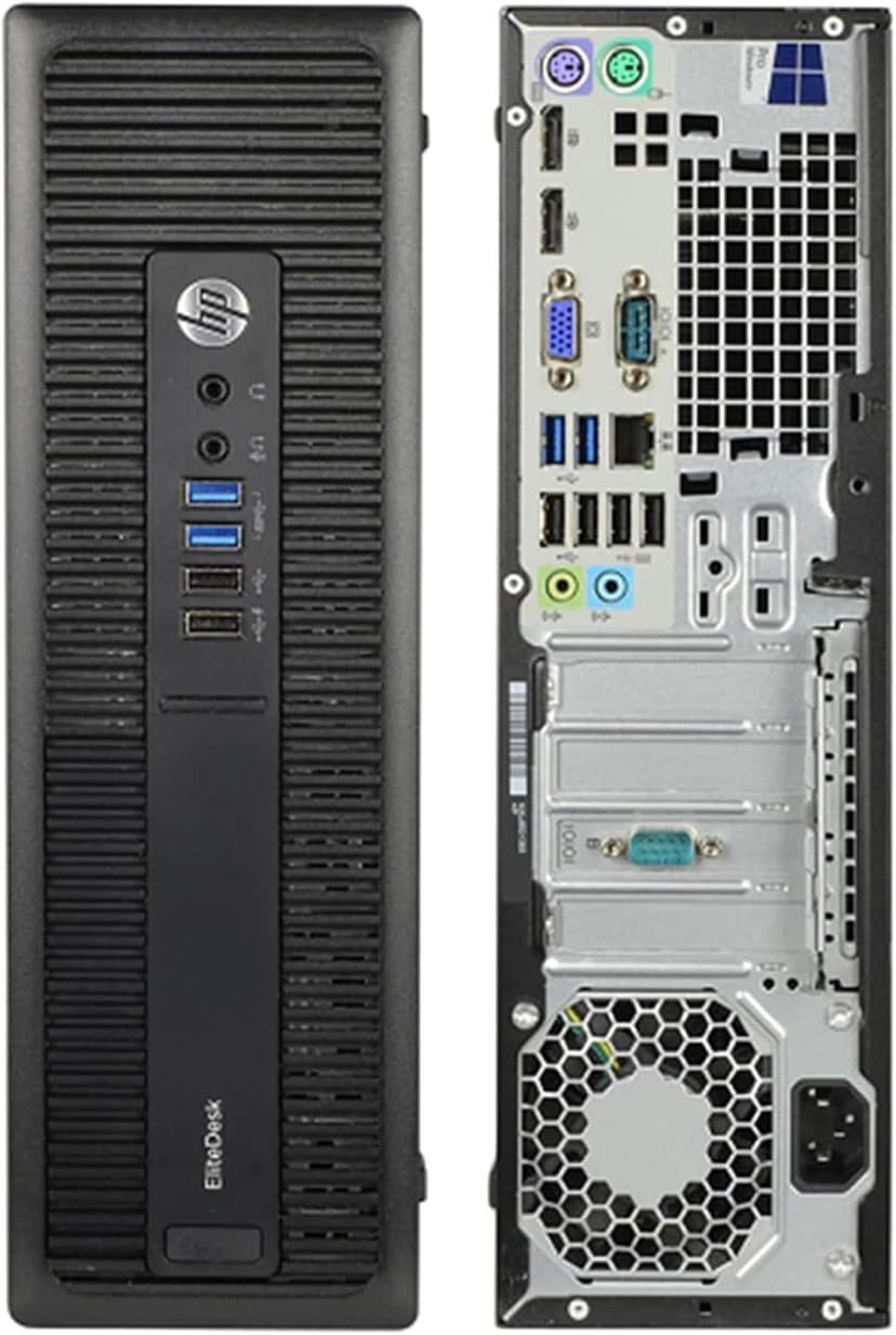 HP EliteDesk 800 G1 SFF High Performance Business Desktop Computer, Intel Quad Core i5-4590 upto 3.7GHz, 16GB RAM, 1TB HDD, 256GB SSD (boot), DVD, WiFi, Windows 10 Professional (Renewed)