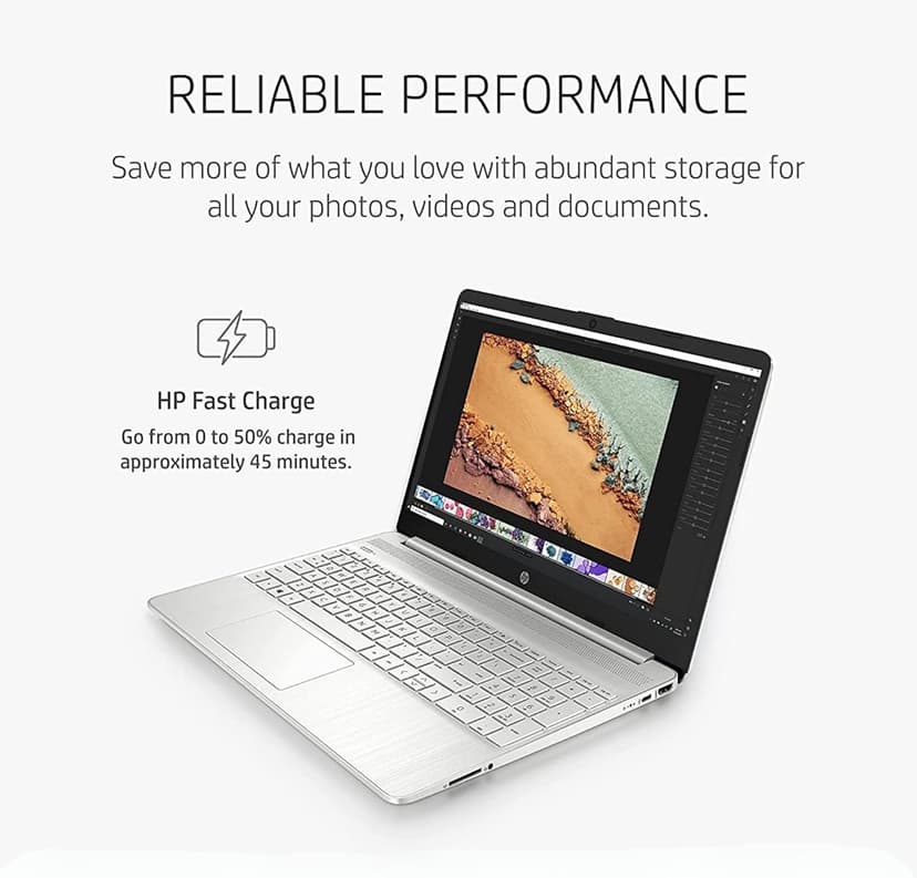HP Pavilion 15.6" HD Touchscreen Anti-Glare Laptop, 16GB RAM, 256GB SSD Storage, Intel Core Processor up to 4.1GHz, Up to 11 Hours Long Battery Life, Type-C, HDMI, Windows 11 Home, Silver