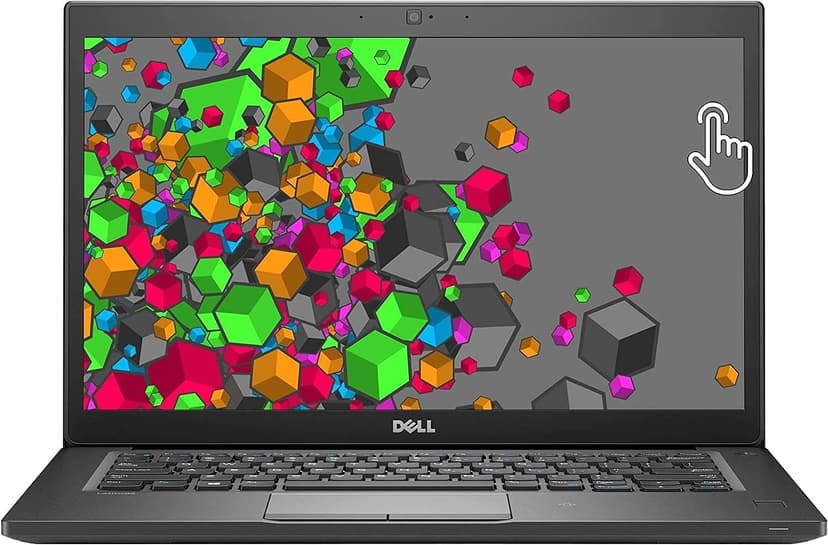 Dell Latitude 7490 Laptop FHD Touchscreen Notebook PC, Intel Core i7 8650U Processor, 16GB Ram, 512GB SSD, Webcam, WiFi, Bluetooth, HDMI, Type C, Windows 11 Professional, Black (Renewed)