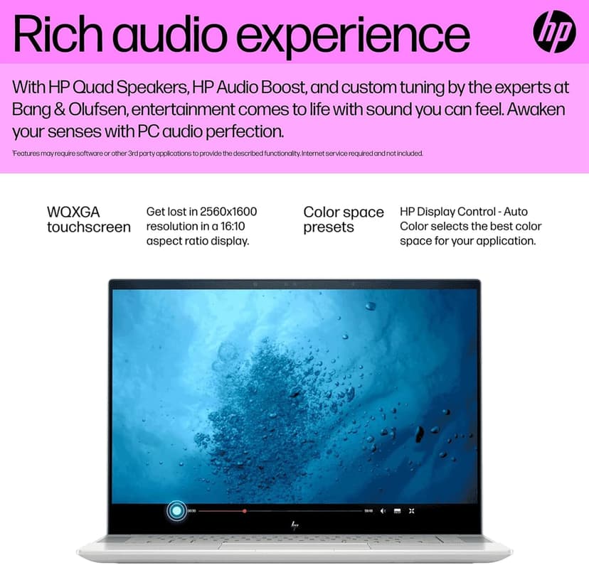 HP Envy Business Gaming Laptop - 16" 2.5K WQXGA Touchscreen, 400 nits, CPU Intel i7-13700H, RTX 4060 (8GB GDDR6), 64GB DDR5, 1TB SSD, Backlit KB, Win 11 Pro, Bundle with Office Lifetime & Accessory