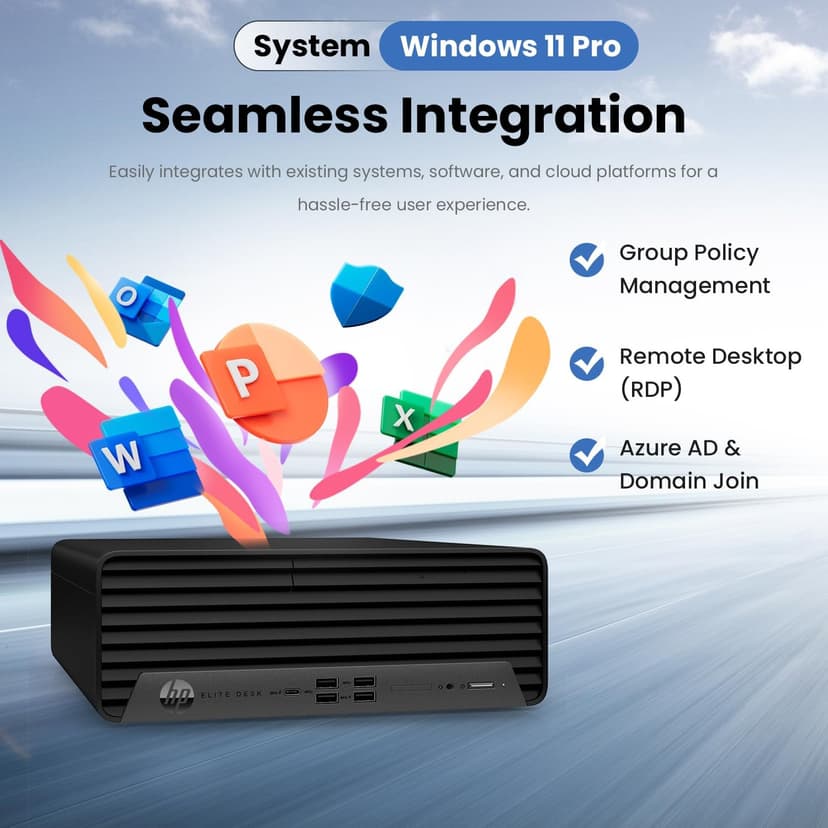 HP Elite 600 Small Form Factor Business Desktop, 13th Gen Intel 14-Core i5-13500, 32GB DDR5 RAM, 1TB SSD, Type-C, HDMI, DP, Wi-Fi, Wired KB & Mouse, Win11 Pro, Bundle with ADATA 64GB USB Flash Drive