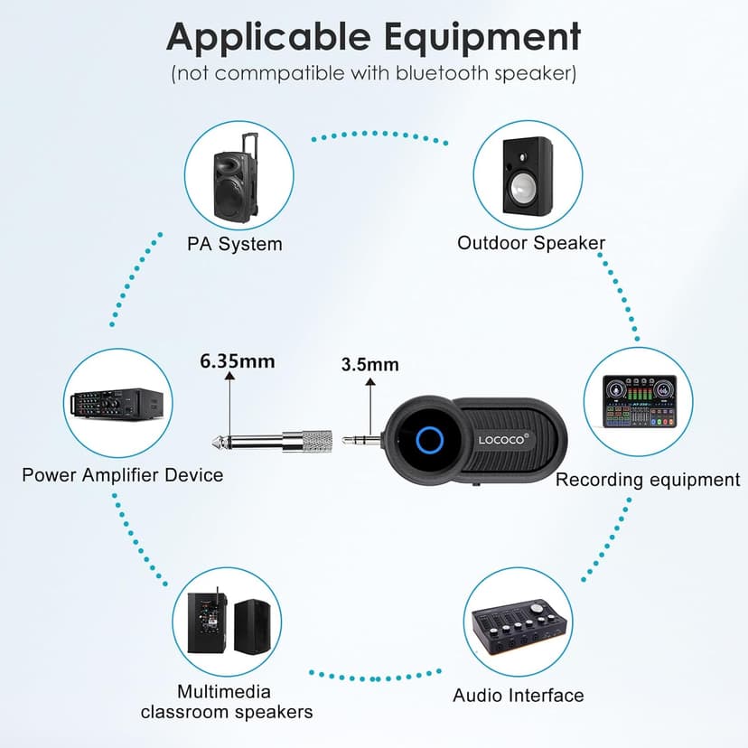 Wireless Saxophone Microphone System for Instruments: UHF Rechargeable Instruments Microphone Receiver and Transmitter - 160ft Range. Plug and Play - Clip-on Mics Suitable for Sax Trumpet, Trombone
