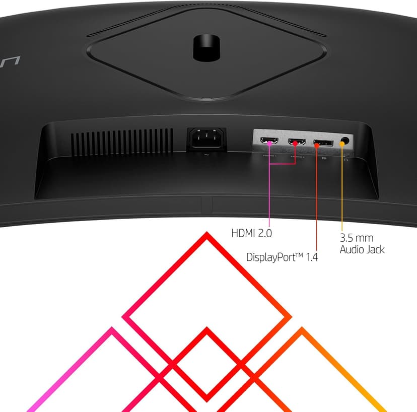 HP OMEN 32c QHD 165Hz Curved Gaming Monitor, QHD Display (2560 x 1440), VA Panel, 99% sRGB, 90% DCI-P3, 16:9, AMD FreeSync Premium Technology, 32c (2023)