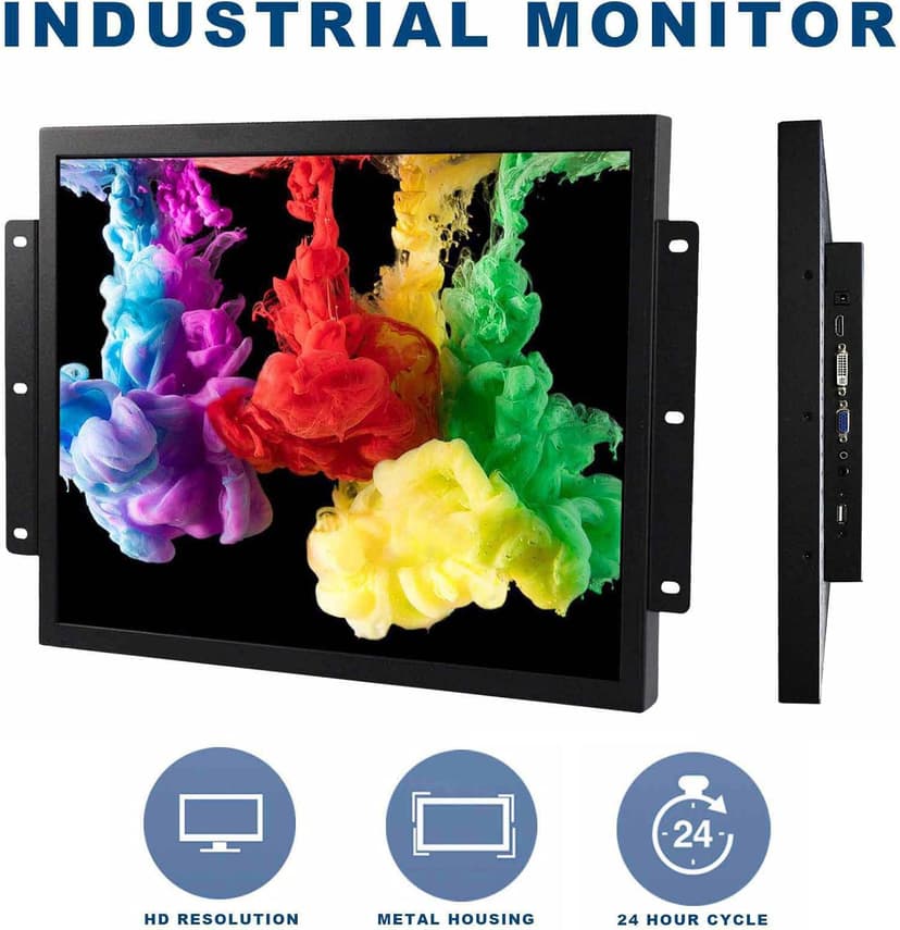 VSDISPLAY 17 Inch 1280x1024 LCD Monitor 1000Nits High Brightness with/DVI/VGA Interfaces for Outdoor Industrail Display
