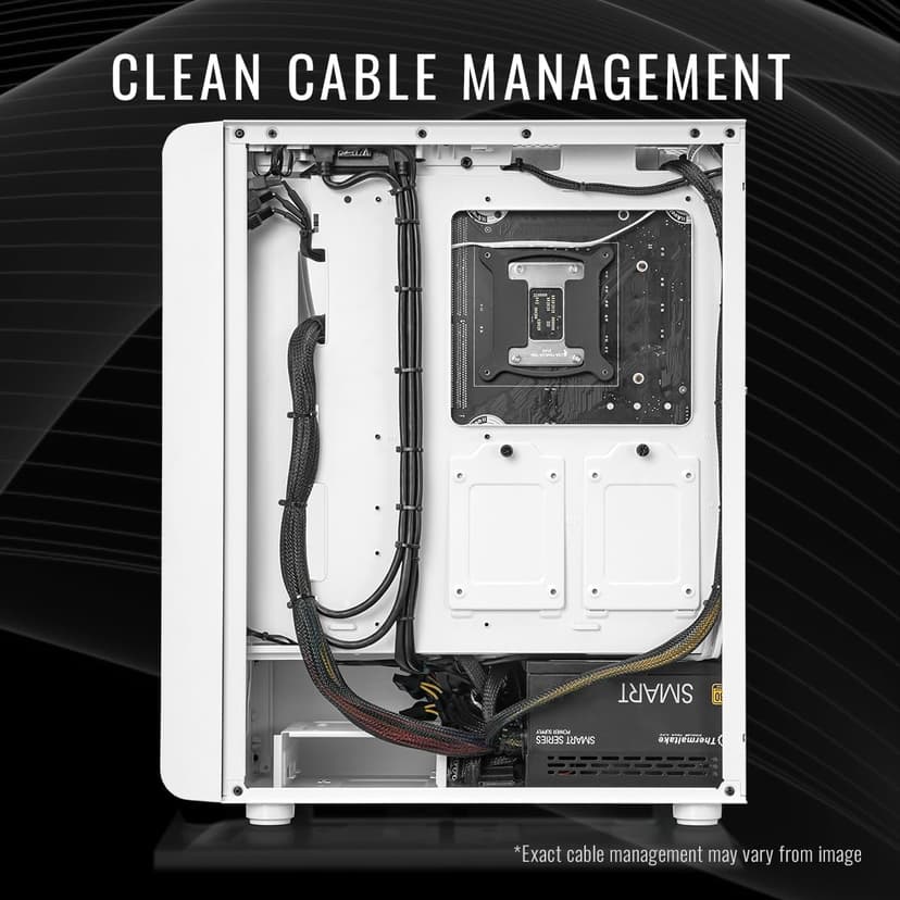 Thermaltake LCGS Quartz i1460 Gaming Desktop (Intel Core™ i5-14400F, ToughRam DDR4 3600Mhz 16GB RGB Memory, NVIDIA GeForce® RTX 5060, 1TB NVMe M.2, WiFi, Windows 11) S2QT-B760-560-LCS