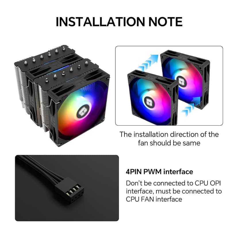 Thermalright Peerless Assassin 120 SE V2 CPU Air Cooler - 6 Heat Pipes AGHP GEN 5.0 Technology | 1850RPM PWM 120mm Fans, for Intel 1851/1700/115X/1200, AMD AM4/AM5