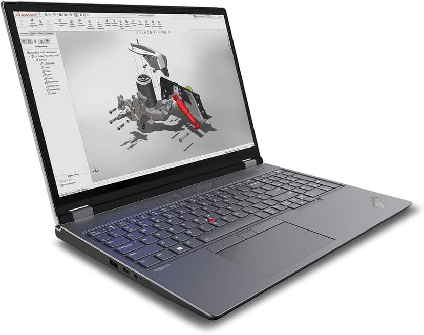 Lenovo ThinkPad P16 Gen 2 16" Mobile Workstation Laptop - Intel i7-14700HX, NVIDIA RTX 2000 Ada (8GB), 64GB DDR5 RAM, 1TB PCIe SSD, 4K UHD (3840x2400) 800nit Display, Windows 11 Pro, MIL-STD-810H