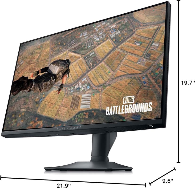 Alienware Gaming Monitor AW2523HF 24.5" IPS LED FHD (1920 x 1080) 360Hz Display, AMD FreeSync VESA Monitor (USB, HDMI), Dark Side of The Moon with Accessories