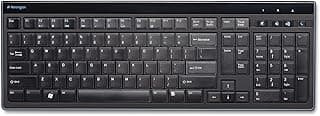Kensington Slim Type Wired Keyboard (K72357USA),Black