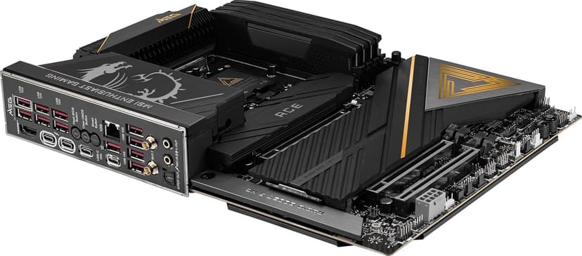 msi MEG Z890 ACE Gaming Motherboard (Support Core Ultra Series 2 Intel Processors, LGA 1851, DDR5, PCIe 5.0, M.2, SATA, 10Gbps LAN, USB Type-C, Wi-Fi 7, Bluetooth 5.4, Thunderbolt 4, ATX)