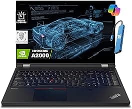 Lenovo ThinkPad P15 Mobile Workstation (15.6" FHD, NVIDIA RTX A2000 4GB, Intel 8-Core i7-11850H, 128GB RAM, 4TB SSD), Laptop for Engineer, Designer, Architect, IST HUB, Backlit, Win 11 Pro, Black